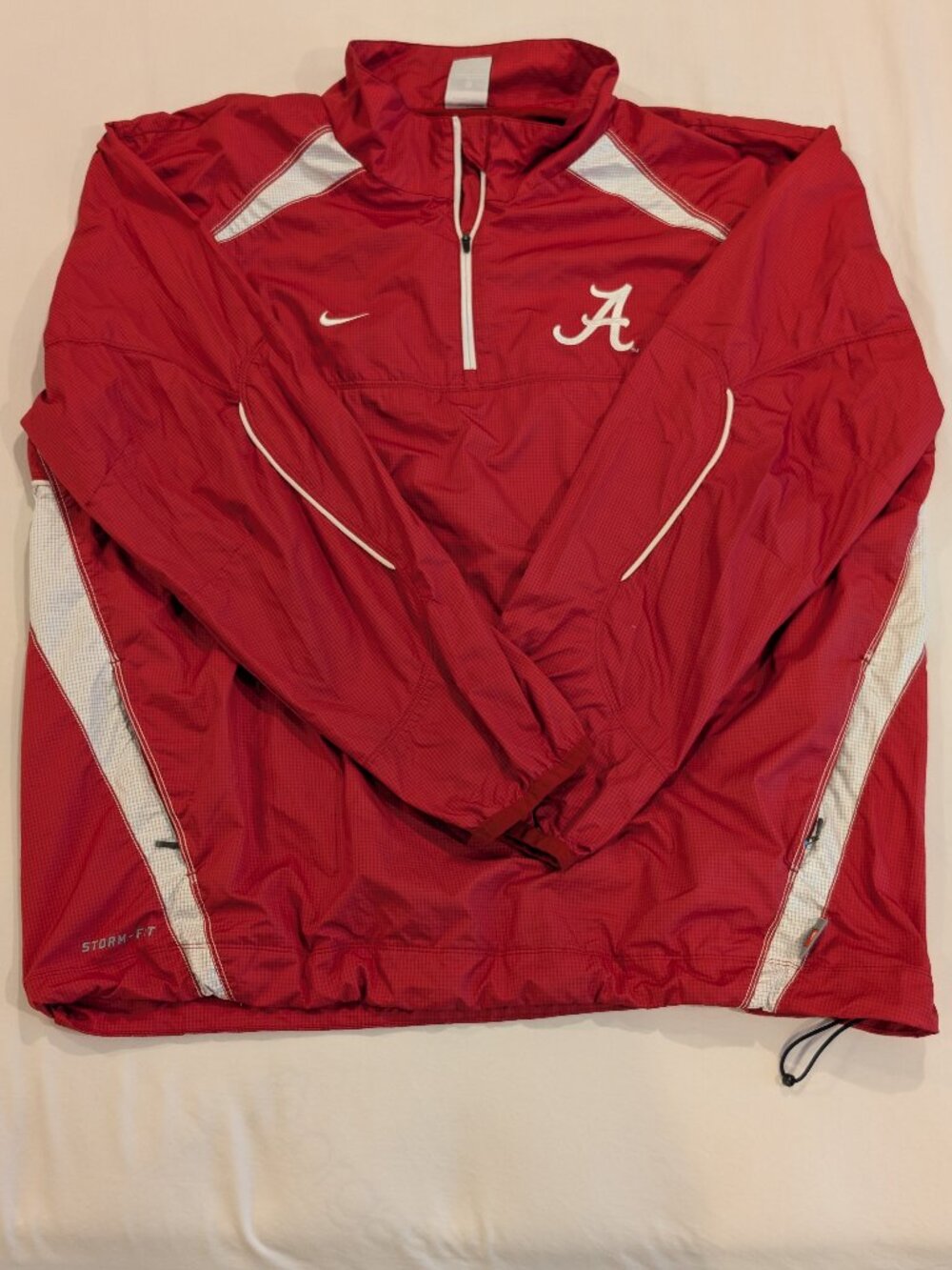 Alabama NIKE Storm Fit 3/4 pullover XL